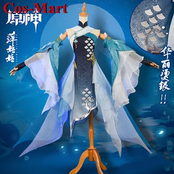 Косплей-костюм мадам Пинг для косплея Genshin Impact от Cos-Mart, милая боевая форма, одежда для ролевых игр на вечеринках